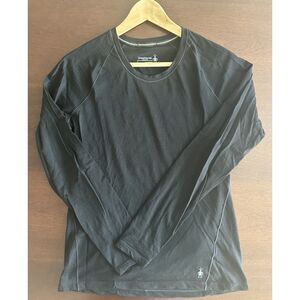 SmartWool Merino 150 Base Layer Long Sleeve Black Womens Large Gorpcore